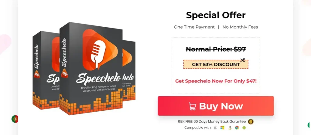 Speechelo Pricing Plans