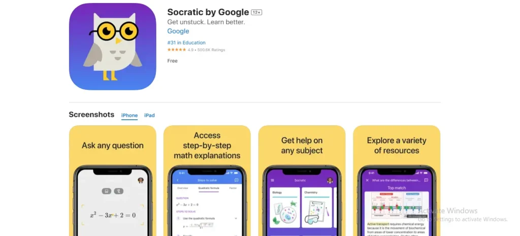 Socratic by Google